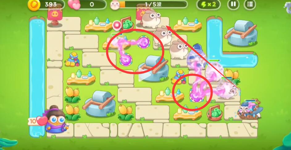 《保卫萝卜4》七夕鹊桥会第2关攻略