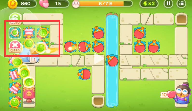 《保卫萝卜4》七夕鹊桥会第13关攻略