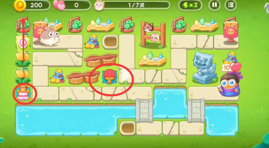 《保卫萝卜4》七夕鹊桥会第7关攻略