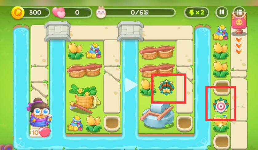 《保卫萝卜4》七夕鹊桥会第14关攻略