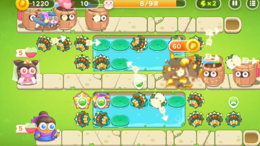 《保卫萝卜4》七夕鹊桥会第10关攻略