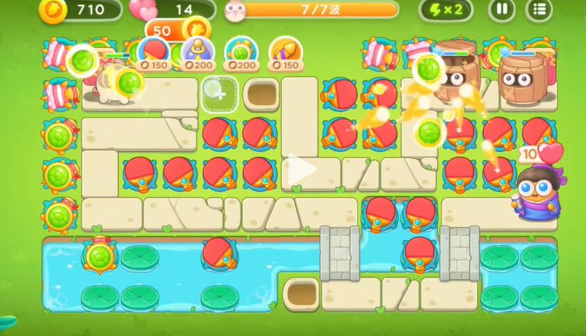 《保卫萝卜4》七夕鹊桥会第7关攻略