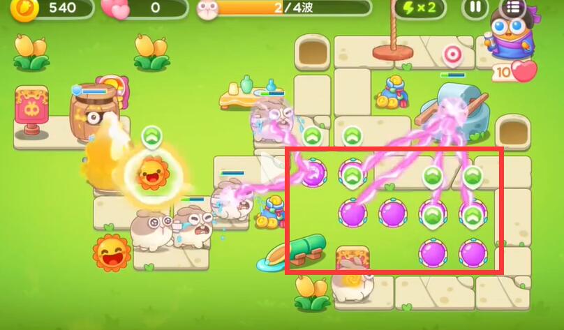 《保卫萝卜4》七夕鹊桥会第5关攻略