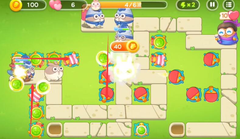 《保卫萝卜4》七夕鹊桥会第4关攻略