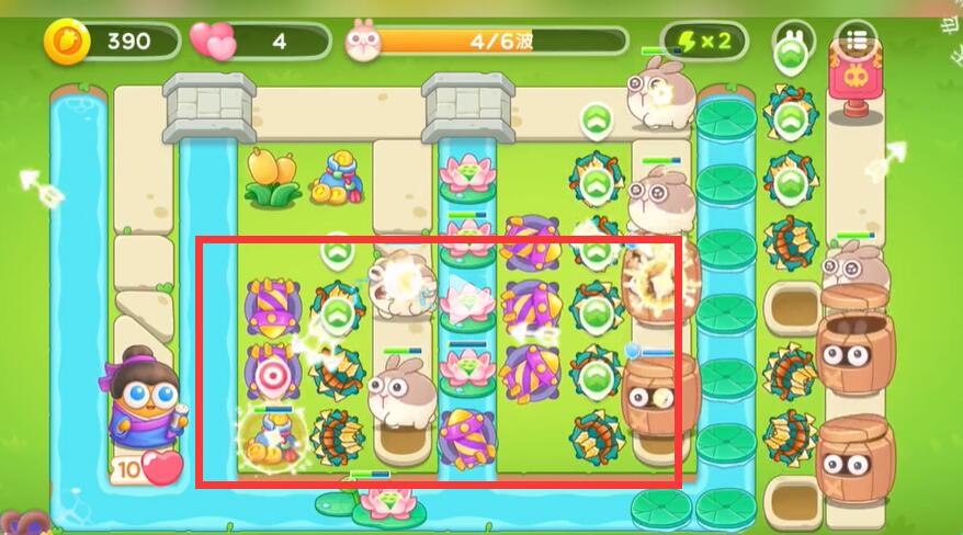 《保卫萝卜4》七夕鹊桥会第14关攻略