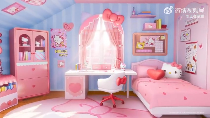王者荣耀联动HelloKitty 免费装饰品兑换等福利！