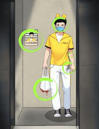 《文字来找茬》电梯惊魂怎么过