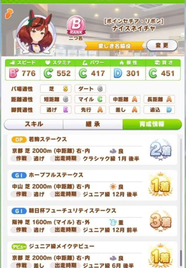 闪耀！优俊少女（赛马娘）优秀素质培育攻略