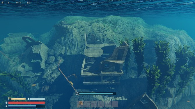 《沉没之地》steam抢先体验 水中探索经营战斗！