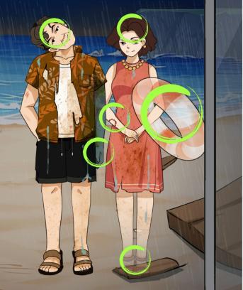 《文字来找茬》海边惊魂怎么过