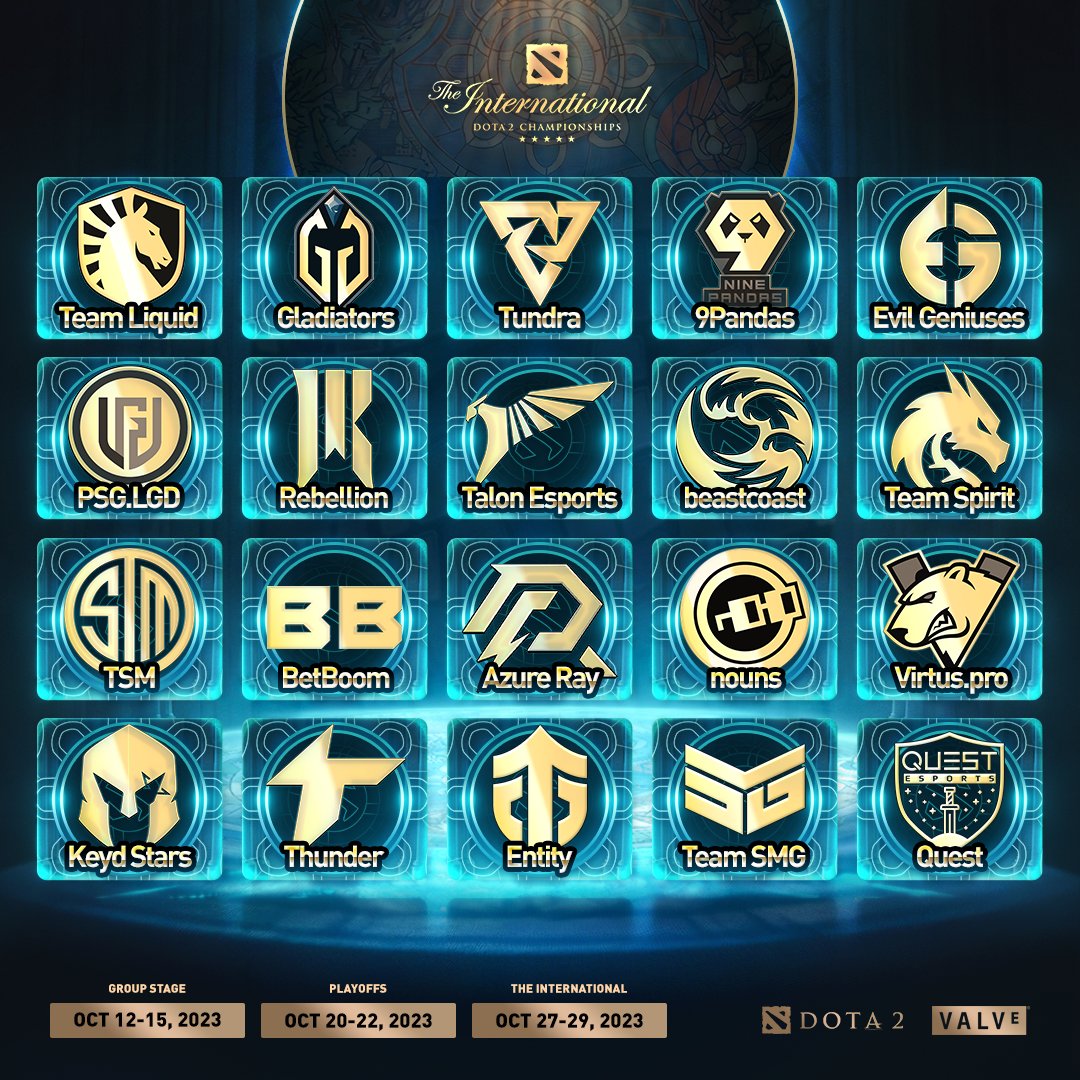 《DOTA2》TI12所有参赛队伍产生！10月12日决战西雅图