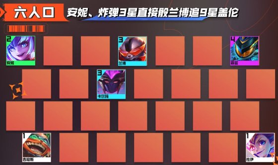 金铲铲之战S9.5九星盖伦配置玩法
