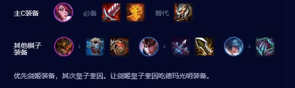 云顶之弈s9.5开飙剑姬阵玩法配置
