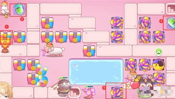 保卫萝卜4秋妃传21关通关步骤