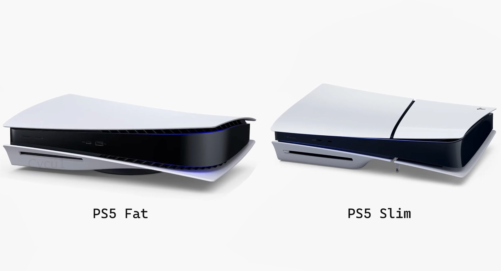 体积缩减超30%！PS5 Slim和PS5大小对比