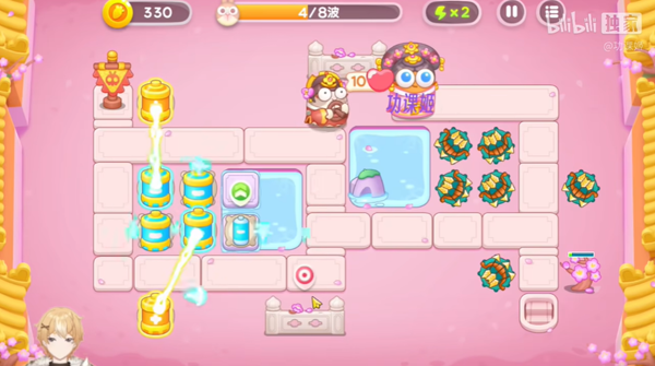 保卫萝卜4秋妃传第2关怎么过