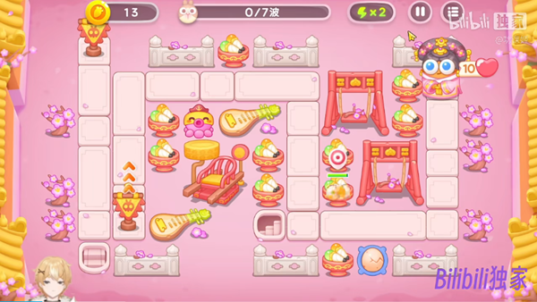 保卫萝卜4秋妃传第1关怎么过