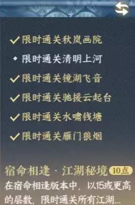 逆水寒手游单人秘境15层各副本难点