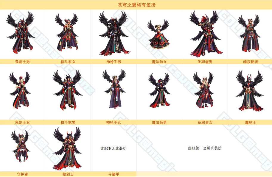 dnf秋之风稀有天空装扮一览