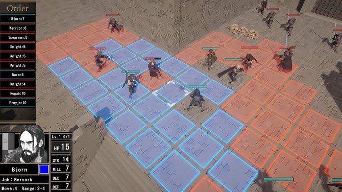《Indomitable Blade》Steam页面上线 复古风战旗RPG