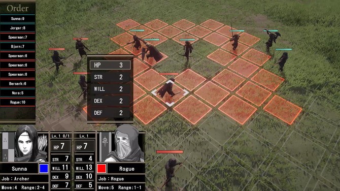 《Indomitable Blade》Steam页面上线 复古风战旗RPG