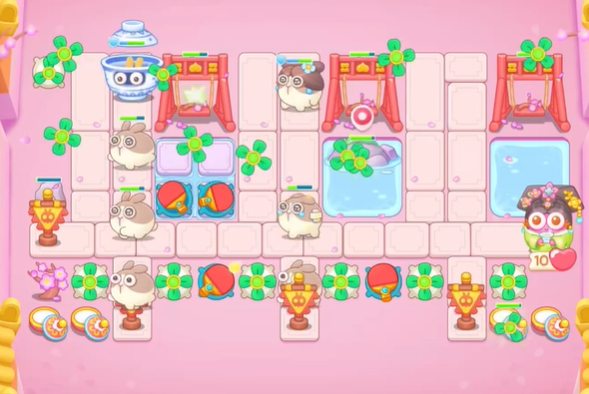 保卫萝卜4秋妃传119关通关流程