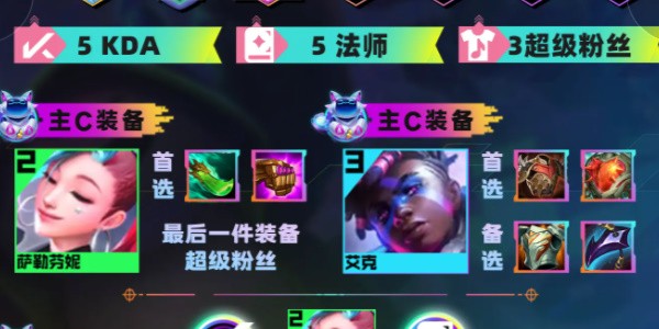 金铲铲之战s10KDA芬妮玩法配置