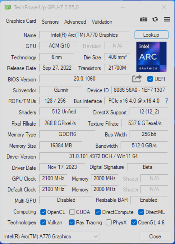 DX11游戏帧率最高翻6倍！英特尔Arc A770 Photon新驱动测评