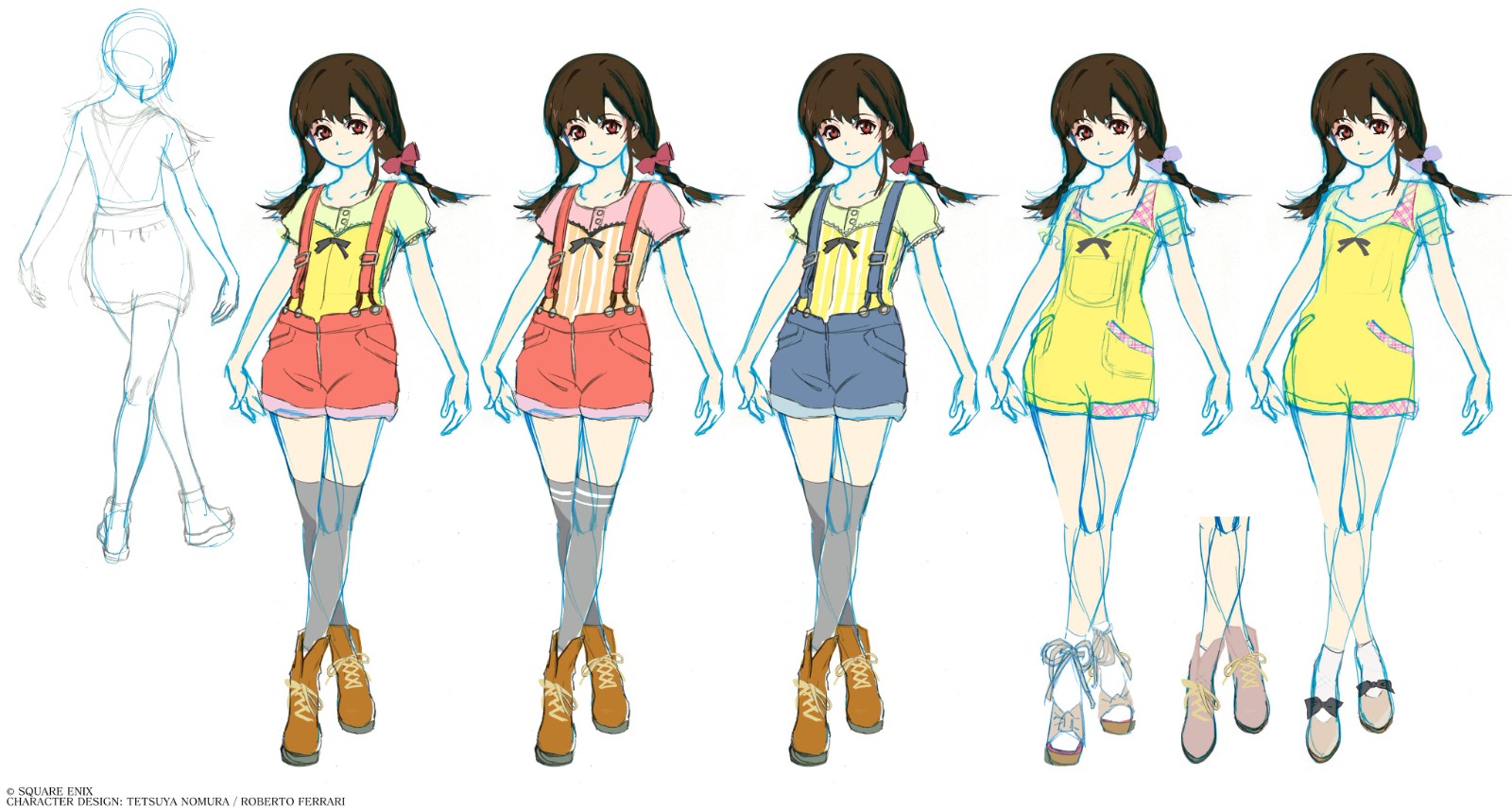 《最终幻想7重制版》公布了开发阶段的设定图