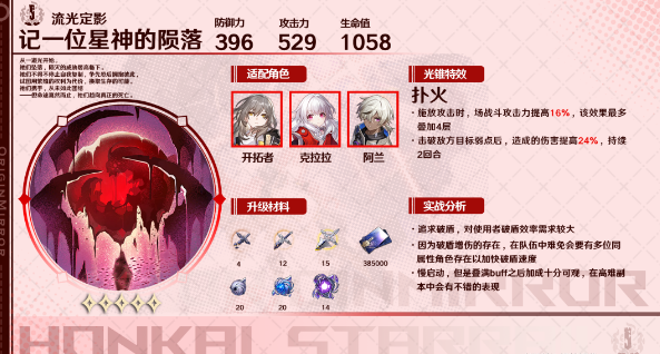 崩坏星穹铁道雪衣光锥推荐