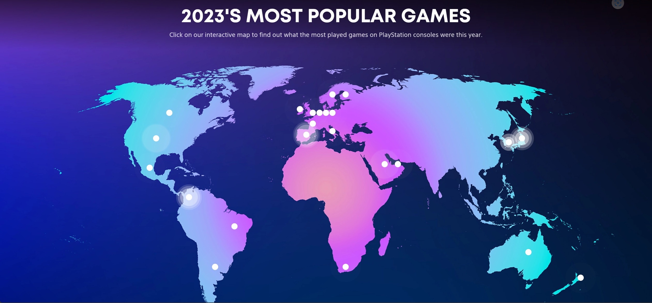 PlayStation公开23个国家2023年最受欢迎游戏！