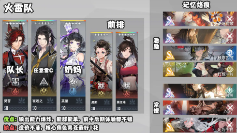 白荆回廊公测强力配队有哪些