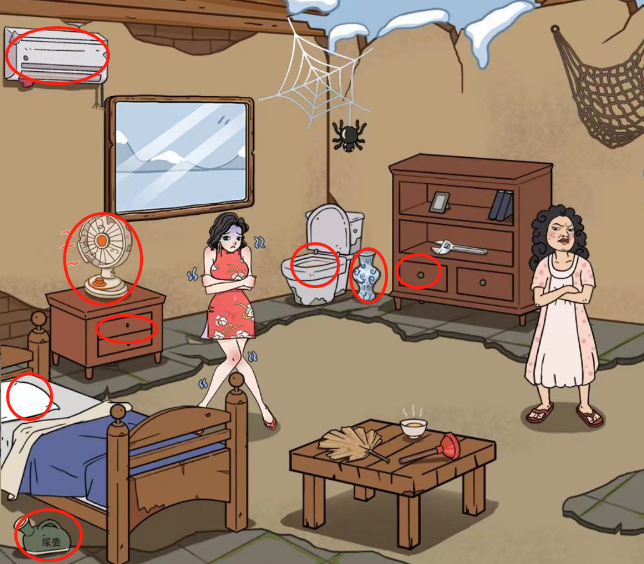 爆梗找茬王还房租怎么过