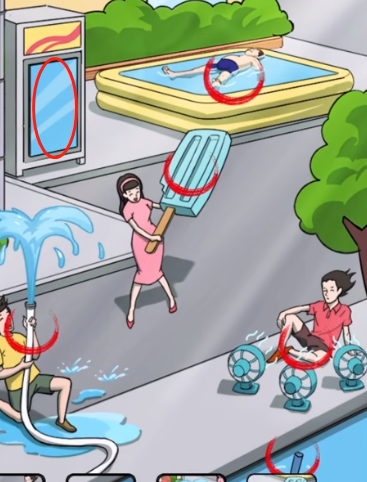 爆梗找茬王避暑妙招如何过关 爆梗找茬王避暑妙招如何过关