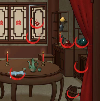 爆梗找茬王诡异婚房如何过关 爆梗找茬王诡异婚房如何过关