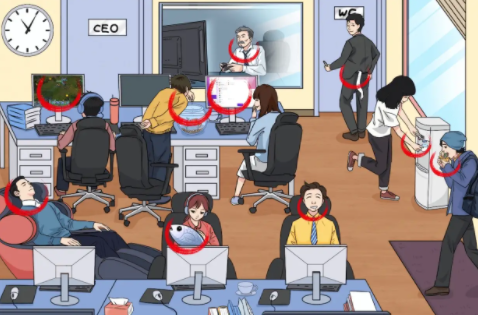 爆梗找茬王摸鱼大神如何过关 爆梗找茬王摸鱼大神如何过关