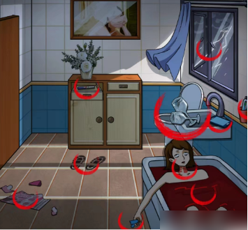 爆梗找茬王案发现场怎么过