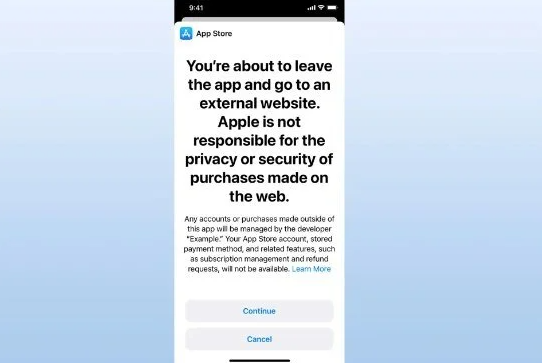 App Store开放外部链接 用户可以进行应用内购买