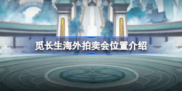 觅长生海外拍卖会位置介绍