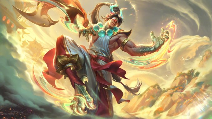 《英雄联盟》官方公开“天龙之子”皮肤高清原画
