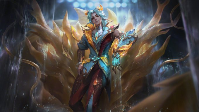《英雄联盟》官方公开“天龙之子”皮肤高清原画