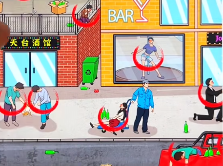 爆梗找茬王酒后乱象怎么过 爆梗找茬王酒后乱象怎么过