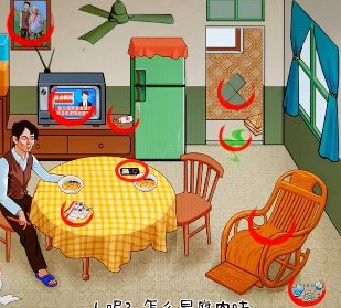 爆梗找茬王父慈子孝怎么过关 爆梗找茬王父慈子孝怎么过关