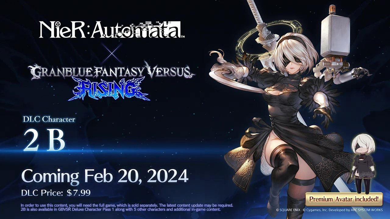 《碧蓝幻想Versus: Rising》2B新实机 2月20日上线