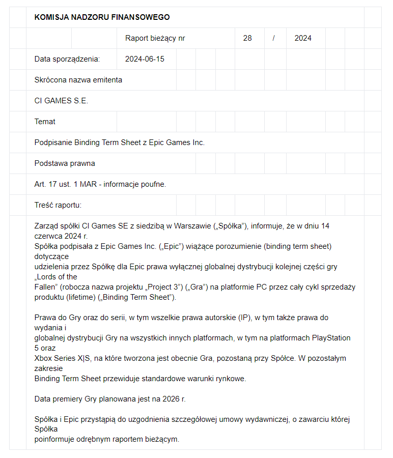 《堕落之主》续作宣布2026年发售 Epic拥有永久独占权