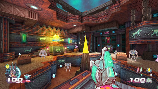 《RetroBlazer》Steam页面上线 卡通渲染复古FPS