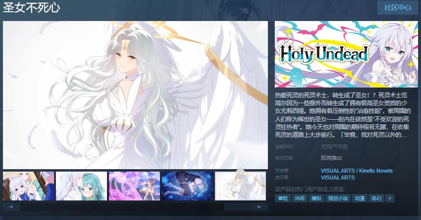 《圣女不死心》Steam页面开放 发售日待定