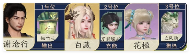 仙剑世界万彩蝶阵容怎么搭配