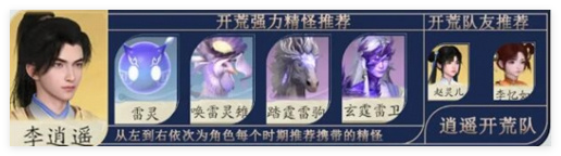 仙剑世界御灵阵容怎么搭配