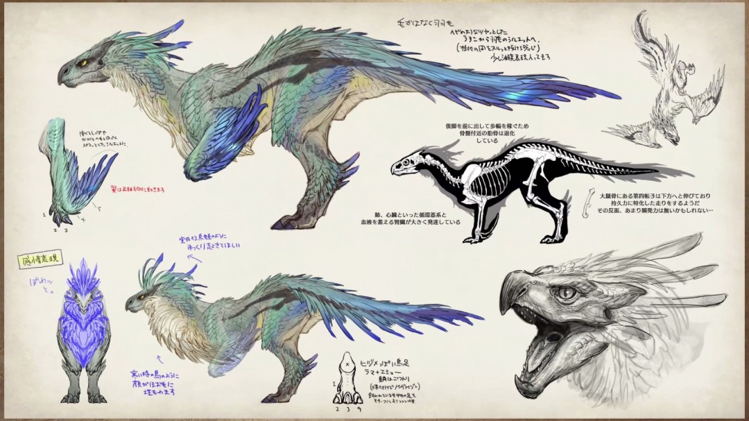 《怪物猎人：荒野》角色、概念官方设计图欣赏